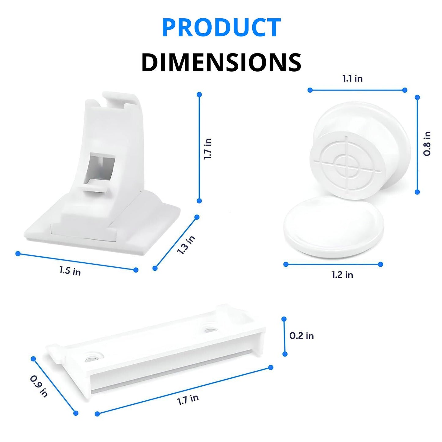 Magnetic Cabinet Locks (12 Locks + 3 Keys)